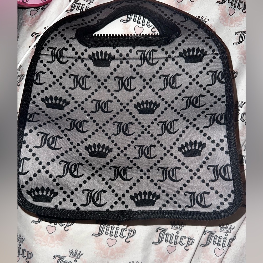 Juicy Couture Gray and Black Insulated Bag - Picture 2 of 7